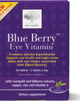 NEW NORDIC Blue Berry Eye Vitamin | Eye & Vision Support Supplement | Lutein & Bilberry | Swedish Made | 60 Count (Pack of 1)