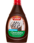 Gefen Sugar Free Syrup Chocolate 18 Ounce