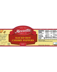 Mezzetta Sliced Hot Cherry Peppers  Gluten Free Keto Kosher  16 Fluid Ounce Jar Pack of 6