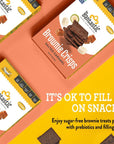 Bantastic Brownie Keto Snack, Salted Caramel Crisps - Crunchy Thin, Naturally Sweet Sugar Free Brownies Snack, Gluten Free, Low Carb, Dairy Free, 3 Oz Ea (Pack of 2)