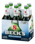 Malt Beverage Becks German Non Alcoholic Beer 2 Packs of 6 Glass Bottles 12 floz354ml