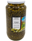 San Antonio Brand 32 Oz Imported Non Pareil Capers in Vinegar and Salt Brine