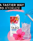 TAZO Unsweetened Iced Passion Herbal Tea Concentrate 32 fl oz Pack of 2 with By The Cup Coasters