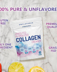 Opportuniteas Collagen Creamer for Coffee Keto Colágeno Peptides Powder Creamer Low Carb Keto  Paleo Diet Friendly Grass Fed Gluten Free  NonGMO Unflavored 6 oz