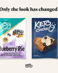 Keto Chow Blueberry Pie  Keto Meal Replacement Shake Powder  Nutritionally Complete  Low Carb  Delicious Easy Meal Substitute  Protein Rich  Dairy Free  Single Meal Serving