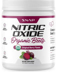 Snap Supplements USDA Organic Beet Root Powder Nitric Oxide Supplement, Support Healthy Blood Circulation, 250g