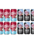 Generic Dr Peper Creamy Coconut Soda 12 Fl Oz 12 Pack 6 Zero Sugar and 6 Regular Creamy Limited Edition