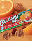 Orchard Bars Non-GMO Fruit & Nut, Cranberry Orange Walnut, 1.4 Oz, 12 Count, Pack of 9