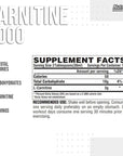 Nutrex Research Liquid Carnitine 3000 | Premium Liquid Carnitine, Stimulant Free, Fat Loss Support | Green Apple, 16 Fl Oz (Pack of 1)