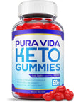 Pura Vida Keto Gummies - Official Formula, Vegan - (60 Gummies)