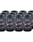 High Brew Coffee Cold Brew Nitro Black Sugar Free  Dairy Free 10 Fl Oz Can Pack of 12