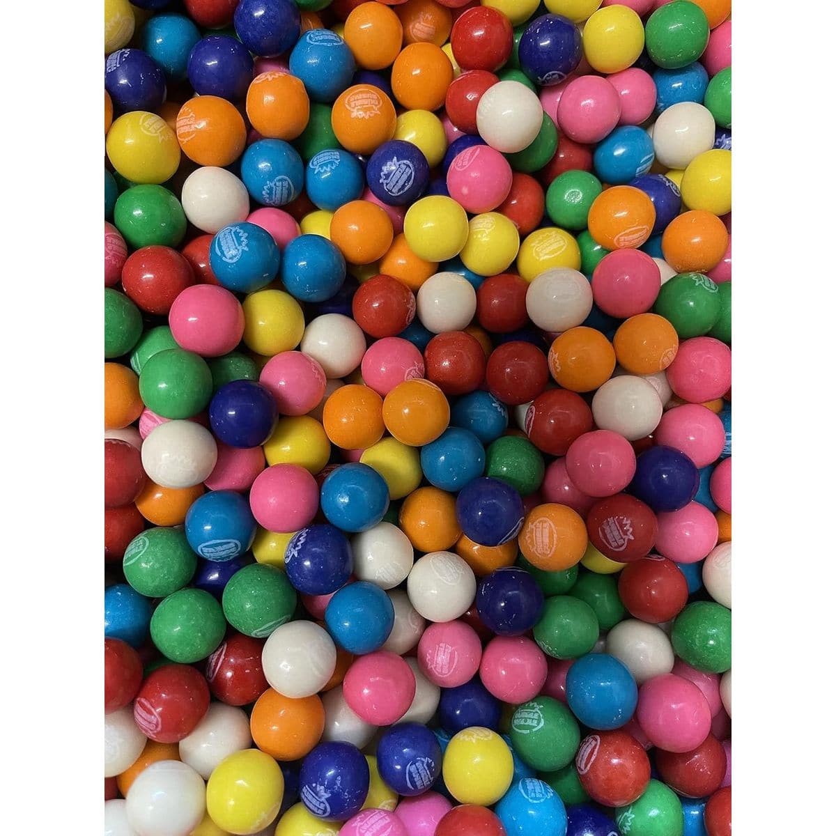 Gumballs for Gumball Machine Refills  05 Inch Mini Gumballs  2 Pound Bulk  Double Bubble Assorted Fruit Flavored Bubble  Packaged in a Resealable Stand up Bag and Distributed by Common Classic Candy Company