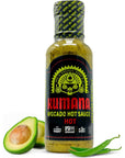 Kumana Avocado Hot Sauce - Made with Ripe Avocados and Habanero Chili Peppers for a Delicious, Creamy & Spicy Flavor. The Perfect Keto and Paleo-Friendly Condiment for Your Meals. No Added Sugar, Gluten-Free and Low-Carb. 13.1 Ounce Bottle