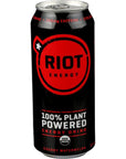 Riot Organic Cherry Watermelon Plant Powered Energy Drink - 16 FZ