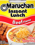 Maruchan Ramen Instant Lunch Variety 5 Flavors Pack of 12 with By The Cup Chopsticks