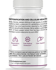 Body Kitchen Mega NAC (N-Acetyl Cysteine) 600 mg with Quercetin, Supports Respiratory Health and Immune Function and Promotes Liver and Kidney Detox, Veggie Caps, (Pack of 2)