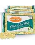 Manischewitz Gluten Free Wide Egg Noodles, (3 Pack, 12 oz each) Yolk Free, Kosher For Passover and All Year Round Use