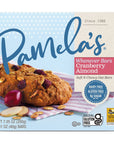 Pamelas Products Gluten Free Whenever Bars Oat Cranberry Almond Pack  3