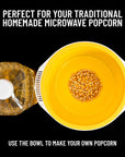 Opopop Microwave Popcorn  Variety 12Pack Gourmet Popcorn Kit Collapsible Silicone Popcorn Popper Popcorn Maker Gluten Free SnackSized Serving BPAFree and Dishwasher Safe