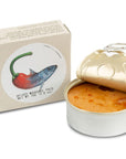 Canned Spiced Mackerel Paté by Jose Gourmet Wild Caught Portuguese Mackerel Canned Fish Paté  Omega 3 Fair Trade  75g Can