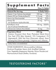 MICHAEL'S Health Naturopathic Programs Testosterone Factors - 60 Vegetarian Tablets - Nutrients to Support Testosterone Production - Kosher - 90 Servings