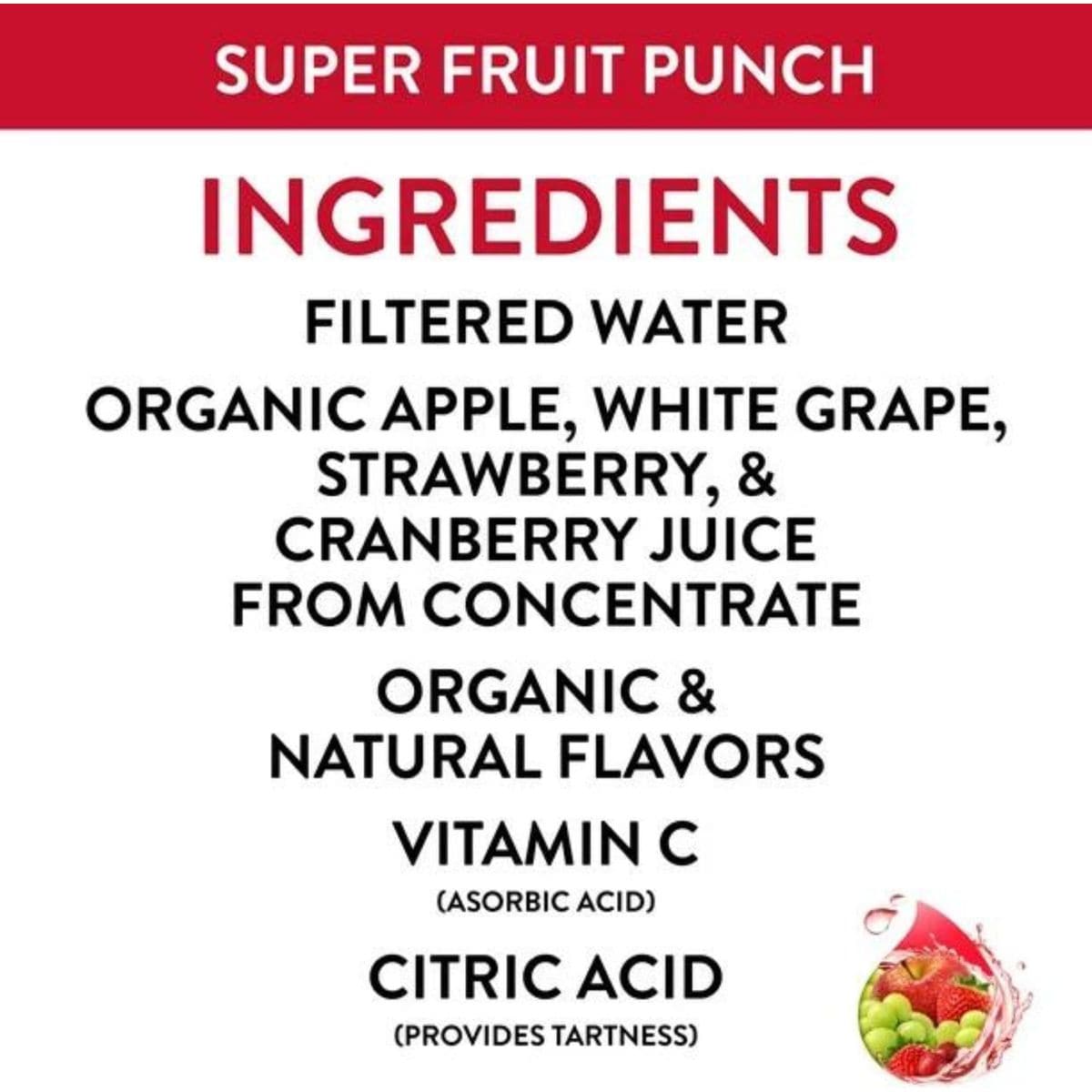 Honest Kids Certified Organic Fruit Quencher Superfruit Punch 675Ounce Pouch  pack of 8 54 oz in total