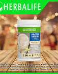 Herbalife Protein Drink Mix Select: Natural Vanilla Flavor 638g, Nutrient Dense Healthy Snack, Protein Booster, Sustein Energy, No Artificial Flavor or Sweeteners, Gluten-Free