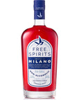 Free Spirits NonAlcoholic Aperitivo Milano  Award Winning Bitter Red Aperitif Alternative  Low Calorie Vegan GlutenFree with Vitamins  Natural Ingredients For Cocktails  750 ml Bottle