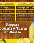 Country Time Lemonade Drink Mix  19oz Canister  Pack of 2 38 oz in total