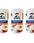 Quaker Avena Instantanea Instant Oats with Cinnamon 3 Pack Total of 990g