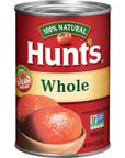 Hunts Whole Peeled Plum Tomatoes Keto Friendly 145 oz