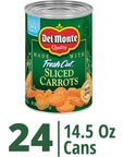 Del Monte Canned Fresh Cut Sliced Carrots 145 Ounce Pack of 24 2400016299