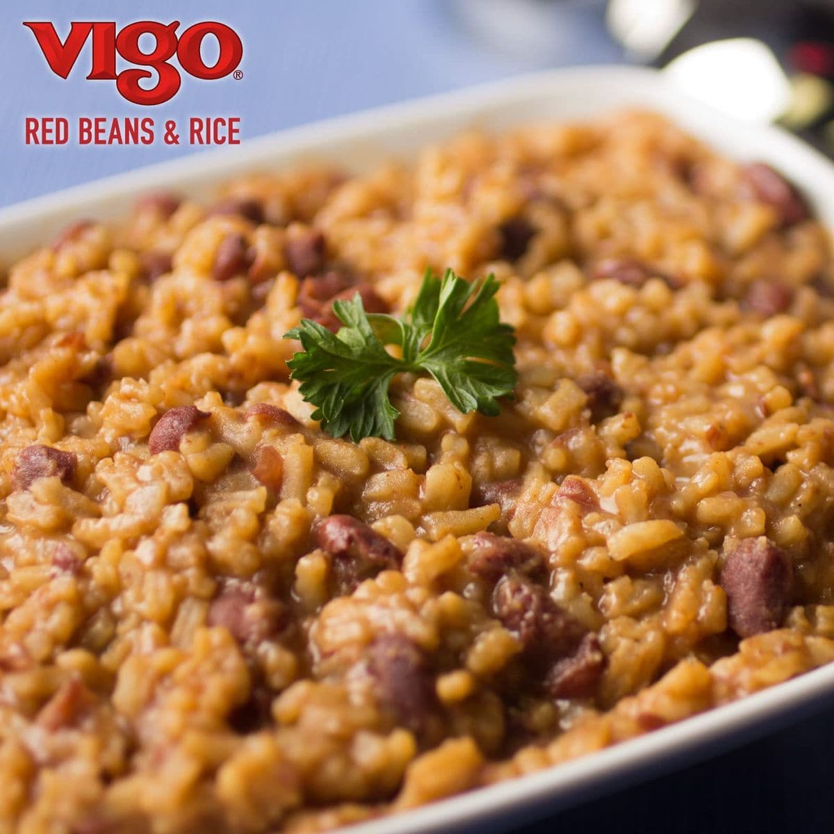 Vigo Authentic Red Beans  Rice Low Fat 8oz Red Beans  Rice Pack of 12