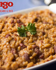 Vigo Authentic Red Beans  Rice Low Fat 8oz Red Beans  Rice Pack of 12