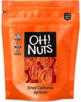 Oh! Nuts Dried California Apricots - 1 LB Bulk