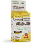 BareOrganics Metabolism Superfood Drink Mix Organic 12 Sticks 023 Ounce