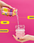 Swoon Pink Lemonade  Low Carb PaleoFriendly GlutenFree Keto Drink  Sugar Free Strawberry Lemonade Made with 100 Lemon Juice Concentrate  Sweetened by Monk Fruit 12 Fl oz Pack of 12