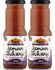 Rani Jamun Shikanji 67 fl oz 200 ml Glass Bottle Pack of 2  Indian Fruit Beverage  Vegan  Gluten Free  NONGMO  Indian Origin