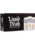 Liquid Death Still Mountain Water, 16.9 fl oz Tallboys (18-Pack)