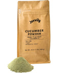 Jovvily Cucumber Powder  1 lb  Real Cucumbers  Fine Green Powder