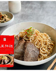 Pack of 16 Authentic Asian Flavor Ramen Dry Noodles Pantry Variety Pack  Healthy NonFried Dry Noodles with 4 Flavors Meteor Zhajiangmian Meteor Beef Noodle Ning Chi Hakka Noodle Ning Chi Mala Hotpot Noodle