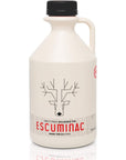 Escuminac Very Dark Canadian Maple Syrup Family Size 1L 338 fl oz Canada Grade A  Strong Taste For Cooking  Pure Organic Single Origin Unblended