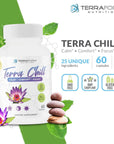 Terra Chill - Natural Formula Supports a Calm, Positive Mood - Mental Focus & Relaxation - Made in USA - 1 Month