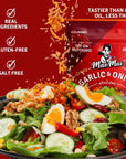 MaeMai Crispy Onions & Garlic Flakes - Keto, Healthy Spicy Seasoning, Salad Toppings, Fried Onions - Ramen, Rice Seasoning, Vegan, Gluten-free | Medium Spice | 75g | Single