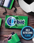 ORBIT Spearmint Sugarless Chewing Gum 3 Packs of 14Pieces 42 Total Pieces