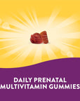 Nature's Way Alive! Prenatal Gummies with DHA, Supports Baby's Eye and Brain Development*, Orange and Raspberry Lemonade Flavored, 90 Gummies