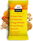 RXBAR A.M. Protein Bars, Gluten Free Snacks, Breakfast Snacks, Honey Cinnamon Peanut Butter (6 Boxes, 30 Bars)