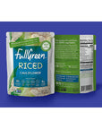 Fullgreen Cauliflower Rice  LowCarb  LowCal Cauliflower Rice  89 Less Carbs Than Rice  Vegan GlutenGrain Free  Non GMO  Heat  Eat in Minutes  Includes 6 Pouches