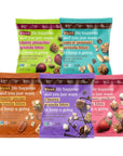 Bcuz Granola Bites 16Bag Gluten Free Healthy Snacks for Adults Healthy Granola Gluten Free Snack  Kosher Snacks for Kids Vegan Snack Individually Wrapped Snack Packs  1 oz Variety Pack 16Bags