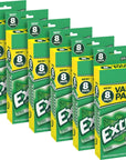 EXTRA Chewing Gum Spearmint Sugar Free Chewing Gum 8 ct box pack of 6 total 48 count